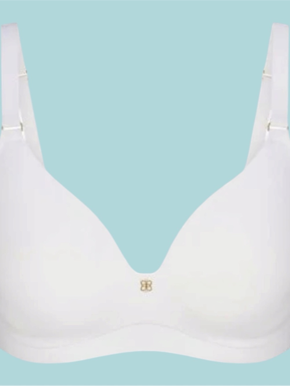 Honeylove CloudEmbrace Wireless Convertible T-Shirt Bra White NWOT Size 36C NWOT